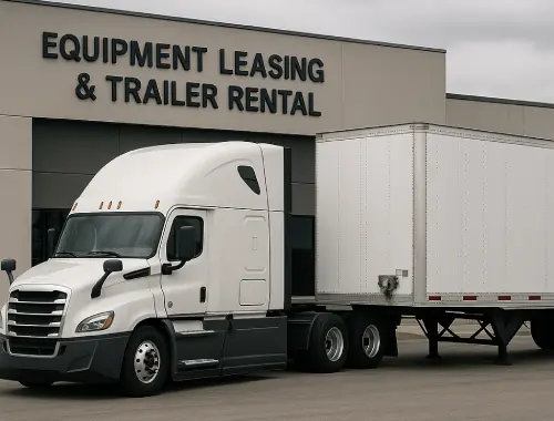Truck leasing and trailer rental support for carriers and commercial fleet operations in Brampton.