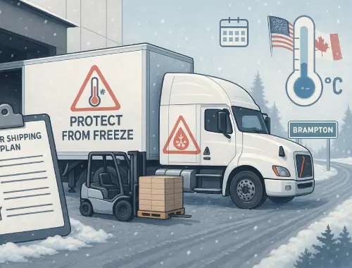 About Us 3 Heated transport concept for Ontario freight that needs protect-from-freeze handling in winter.