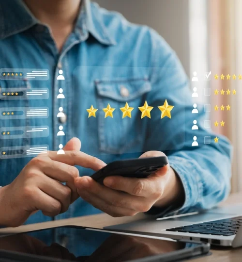 Customer feedback section for a Brampton trucking company serving Canada and cross-border freight.