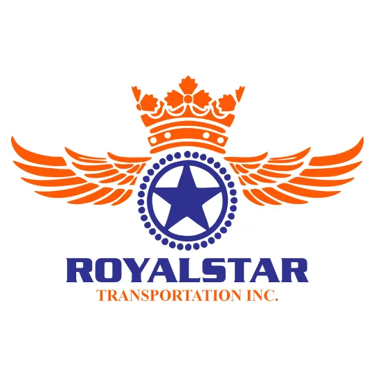 Royal Star Transportation Inc. logo for an asset-based Canadian motor carrier in Brampton.