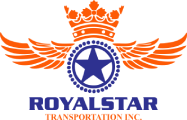 Royal Star Transportation Inc. logo for website branding and transportation service recognition.