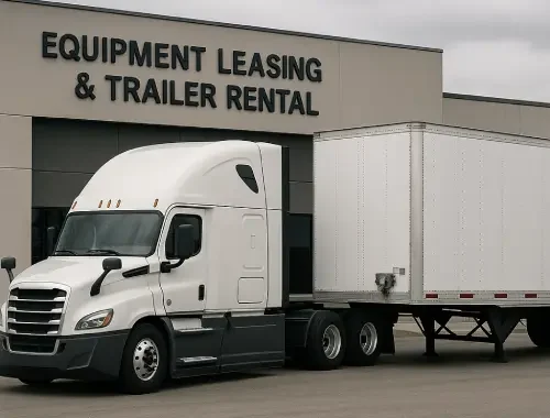 Truck leasing and trailer rental support for carriers and commercial fleet operations in Brampton.