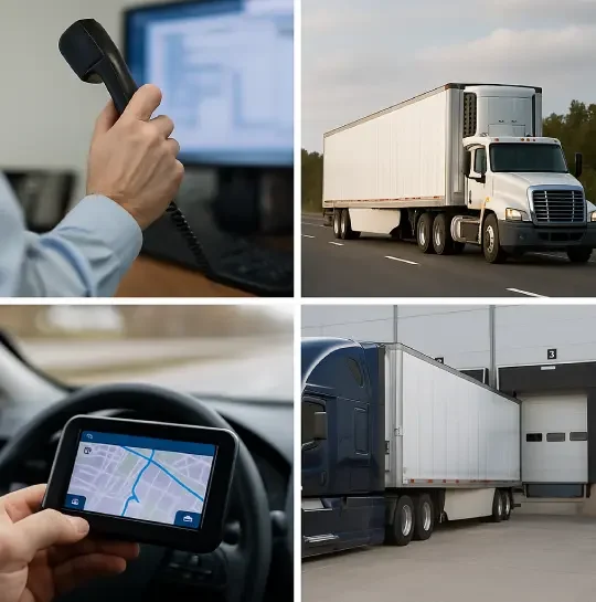 Commercial truck representing Royal Star Transportation Inc. freight services for Canadian and US shipping needs.